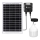 Aigostar - LED Żyrandol solarny z czujnikiem LED/70W/12V 6000 mAh 6500K śr. 12 cm + pilot zdalnego sterowania