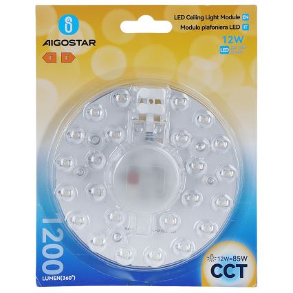 Aigostar - Magnetyczny moduł LED/12W/230V 3000/4000/6500K