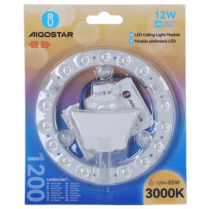 Aigostar - magnetyczny moduł LED 12W/230V 3000K