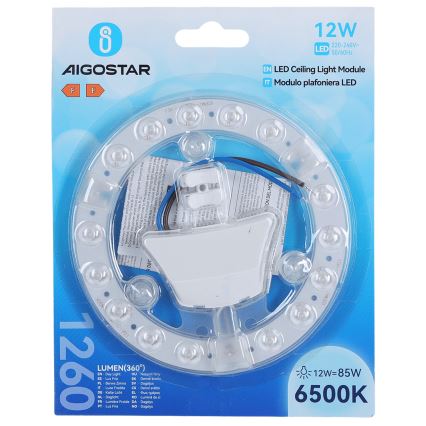Aigostar - Magnetyczny moduł LED/12W/230V 6500K