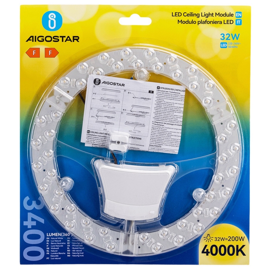 Aigostar - Magnetyczny moduł LED/32W/230V 4000K