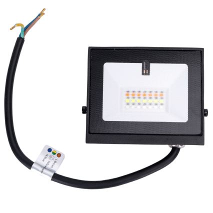 Aigostar - Naświetlacz LED RGB/20W/230V IP65 + pilot zdalnego sterowania