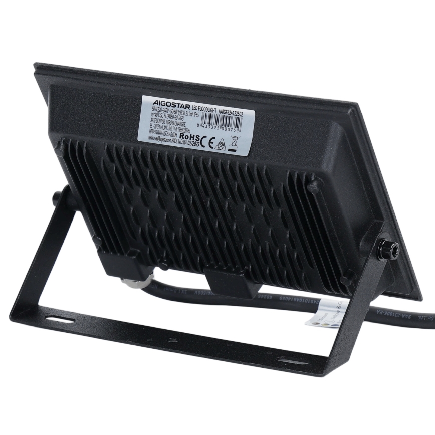 Aigostar - Reflektor LED RGB LED/50W/230V IP65 + pilot zdalnego sterowania