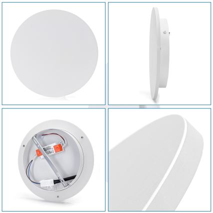 Aigostar - Oprawa sufitowa LED/12W/230V 6500K śr. 25 cm