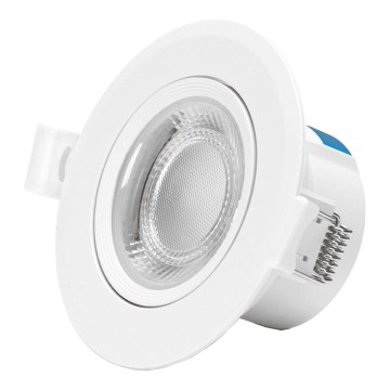 Aigostar - Oprawa wpuszczana sufitowa LED/7W/230V 3000K śr. 8,5 cm ciepła biała