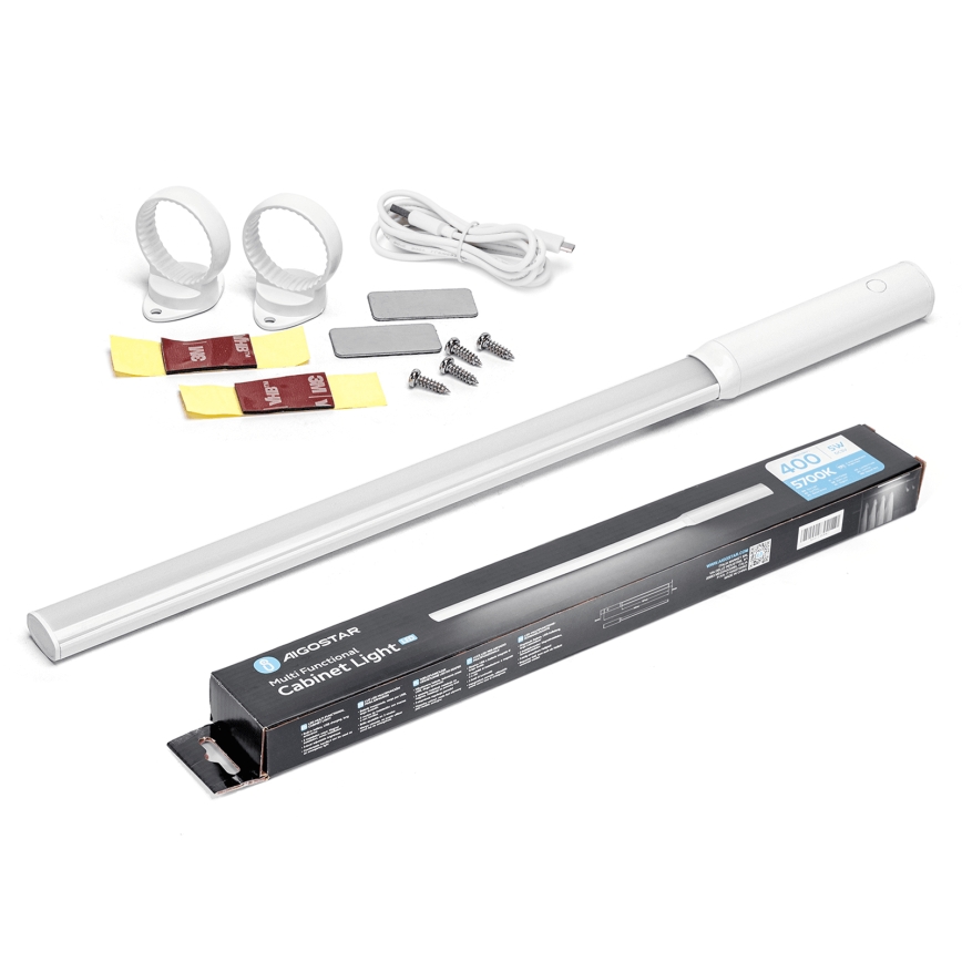 Aigostar - Oświetlenie do szafy z czujnikiem ruchu LED/5W/5V 5700K biały
