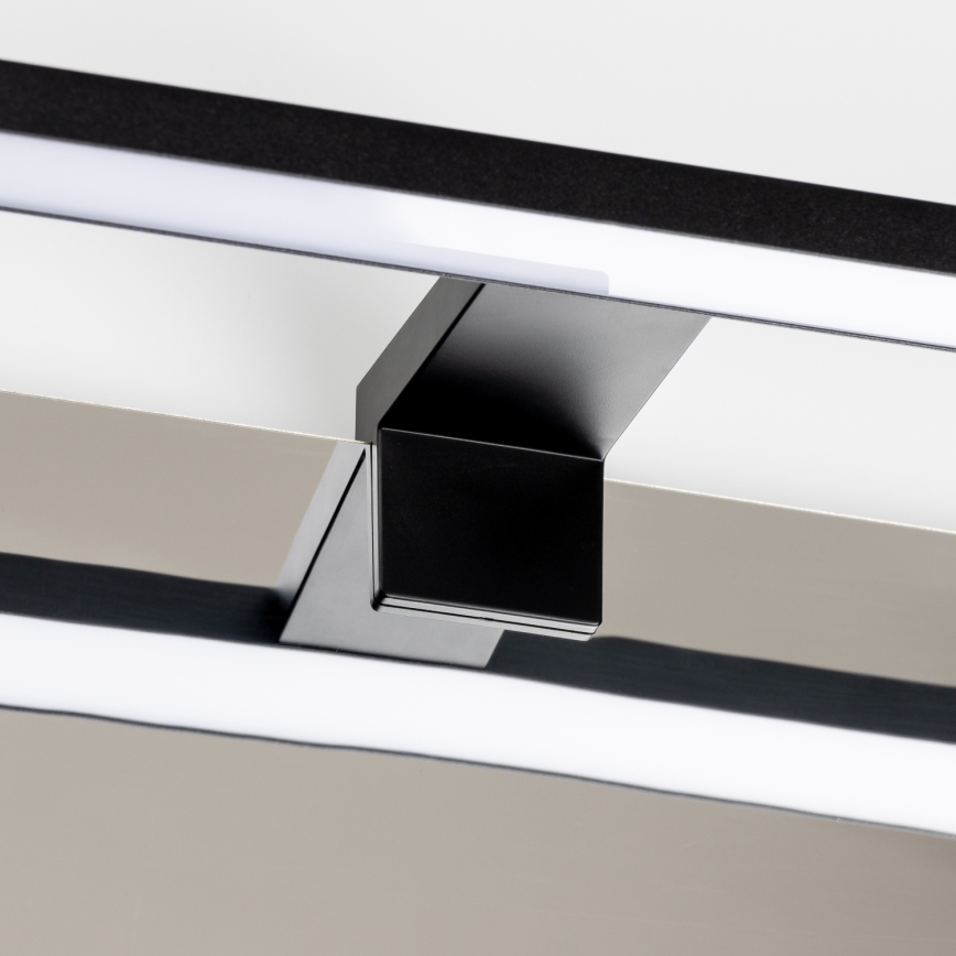 Aigostar - Oświetlenie LED do lustra łazienkowego, 8 W, 230 V, 4000 K, 40 cm, IP44, czarne