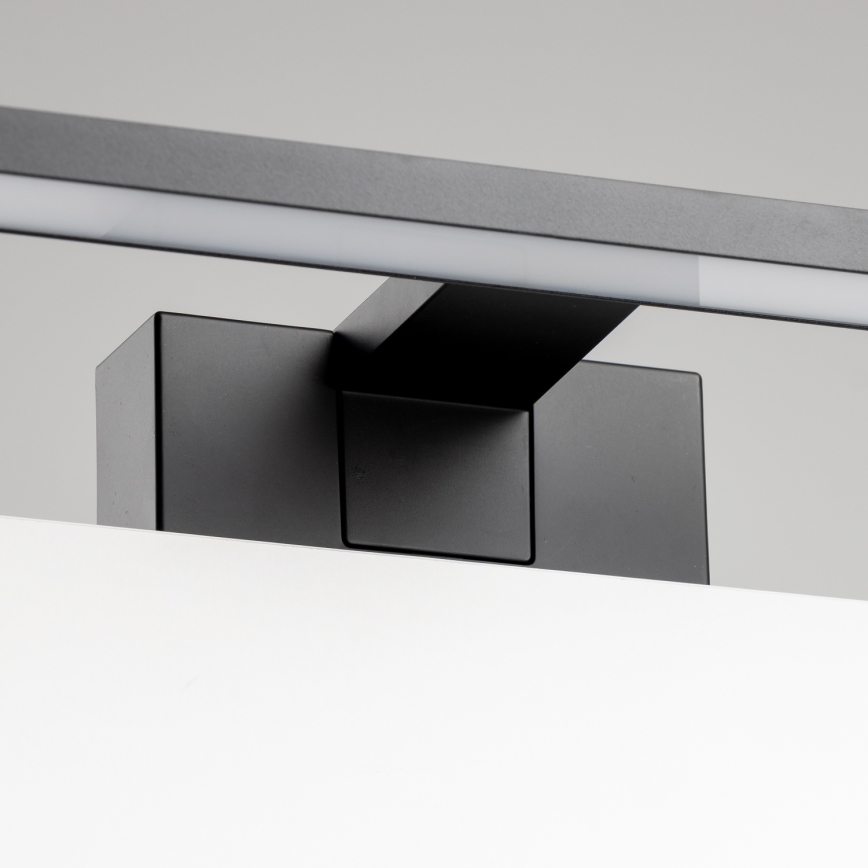 Aigostar - Oświetlenie LED do lustra łazienkowego, 8 W, 230 V, 4000 K, 40 cm, IP44, czarne