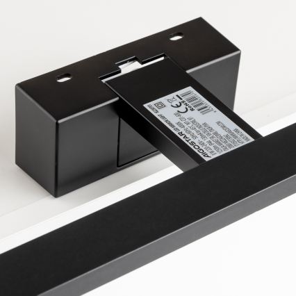 Aigostar - Oświetlenie LED do lustra łazienkowego, 8 W, 230 V, 4000 K, 40 cm, IP44, czarne