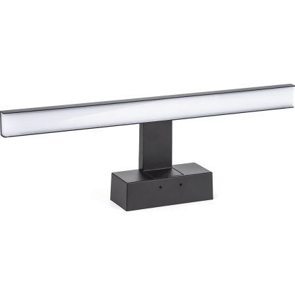 Aigostar - Oświetlenie LED do lustra łazienkowego, 8 W, 230 V, 4000 K, 40 cm, IP44, czarne