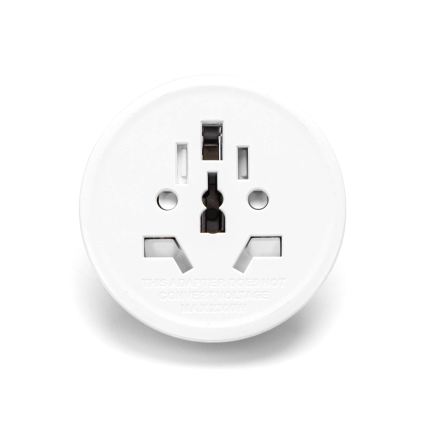 Aigostar - Podróżny adapter do UE, biały
