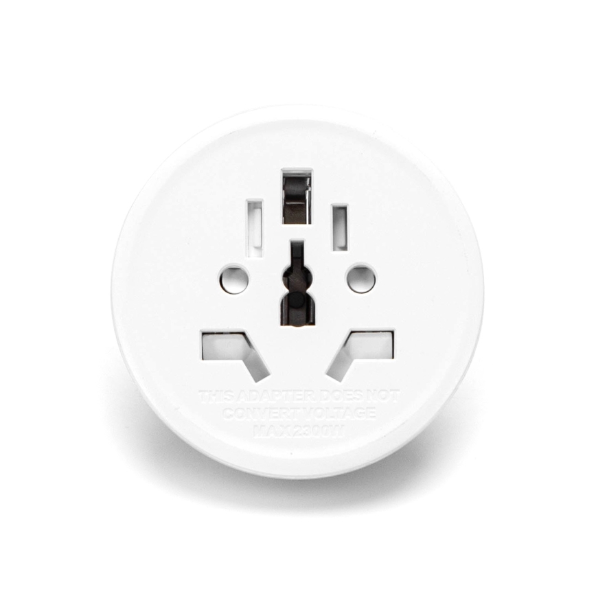 Aigostar - Podróżny adapter do UE, biały
