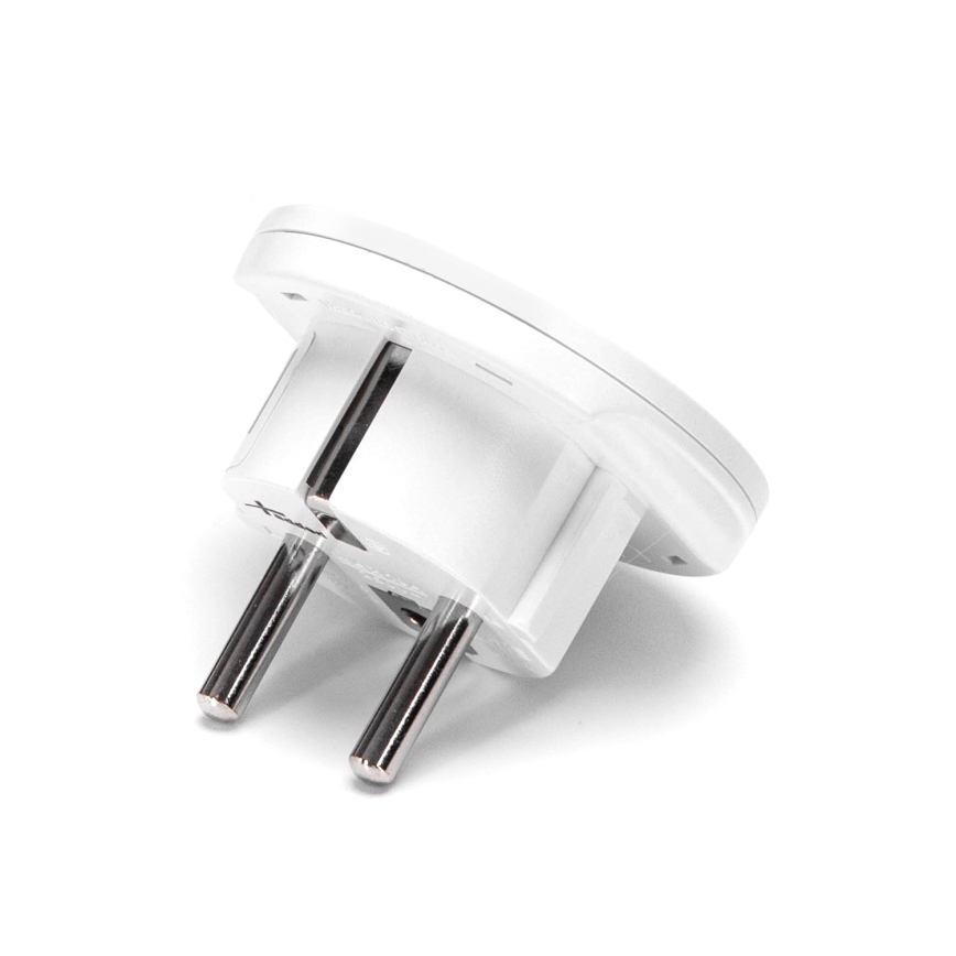 Aigostar - Podróżny adapter do UE, biały