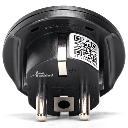 Aigostar - podróżny adapter do UE, czarny