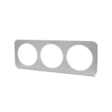 Aigostar - Potrójna aluminiowa ramka srebrna