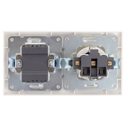 Aigostar - Przełącznik domowy z gniazdem 1x16A/250V