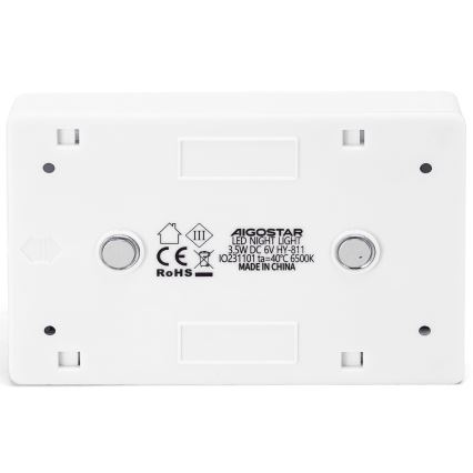 Aigostar - Przenośna lampka nocna LED/4xAAA 6500K