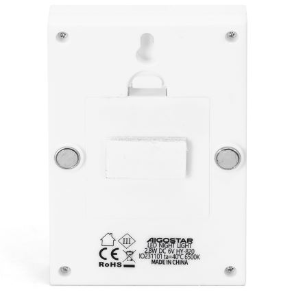 Aigostar - Przenośna lampka nocna LED/4xAAA 6500K