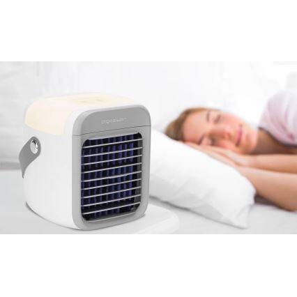 Aigostar - Przenośny ochładzacz powietrza 8W/5V biały
