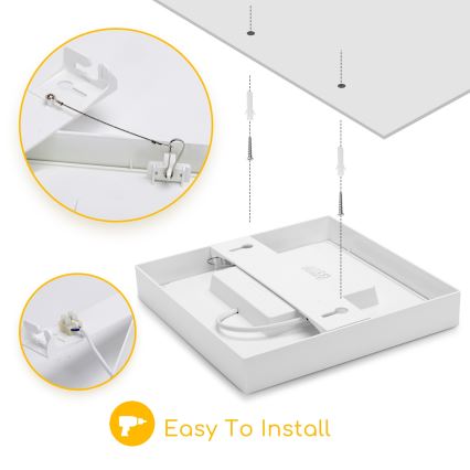 Aigostar - Przysufitowa lampa LED/6W/230V 4000K 12,2x12,2 cm biała