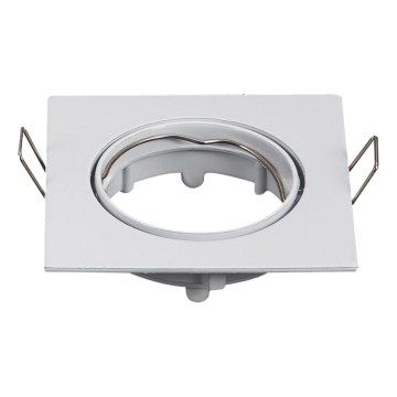 Aigostar - Ramka do oprawy wpuszczanej GU10 8,2x8,2 cm biała