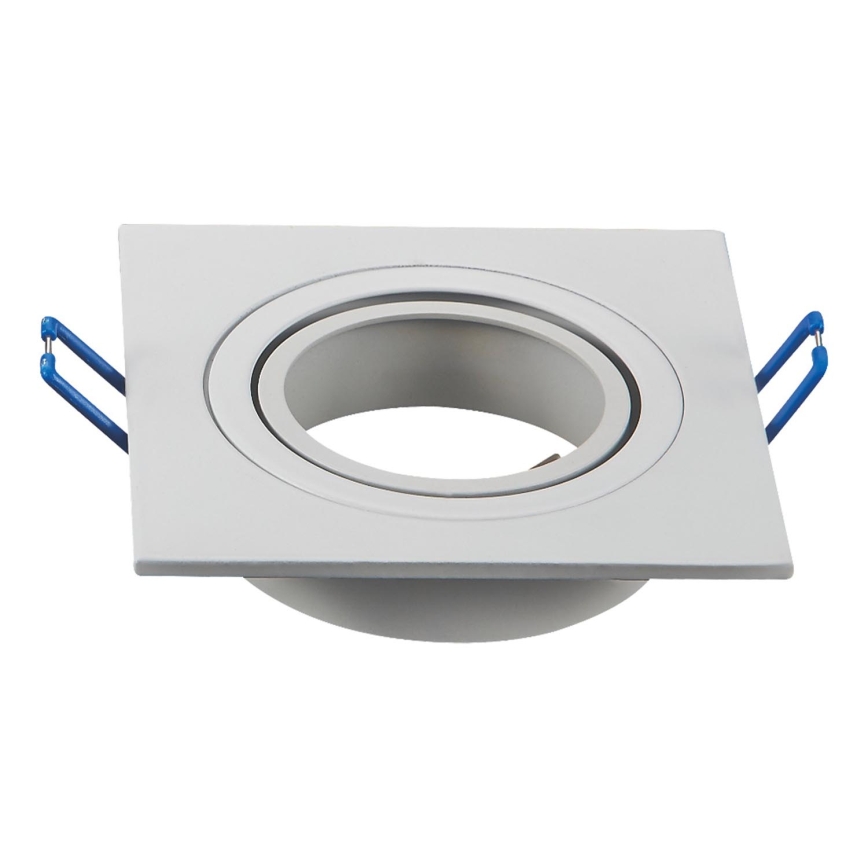 Aigostar - Ramka do oprawy wpuszczanej GU10 9,1x9,1 cm biała