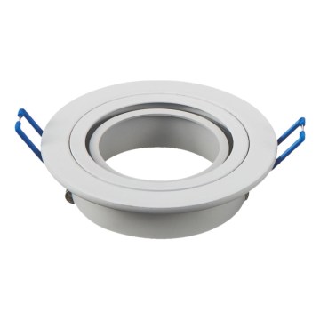 Aigostar - Ramka do oprawy wpuszczanej GU10 śr. 9,1 cm biała
