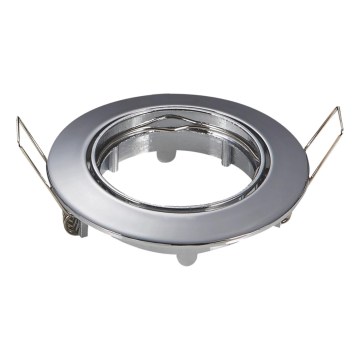 Aigostar - Ramka do oprawy wpuszczanej GU10 Ø 8,2 cm chrom błyszczący