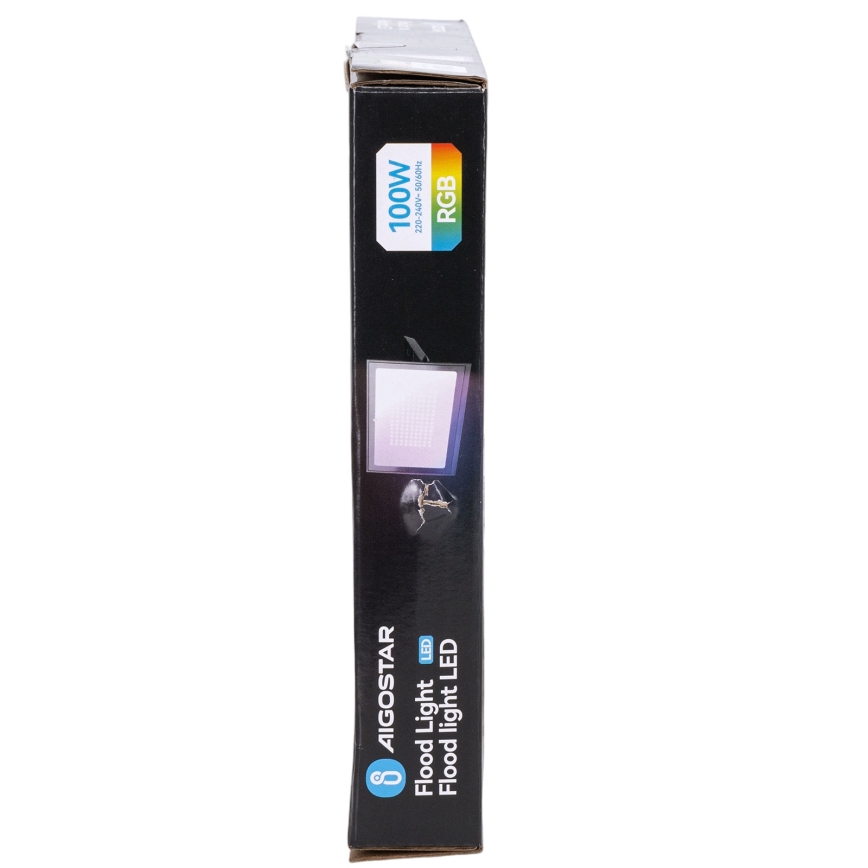 Aigostar - Reflektor LED RGB 100W/230V IP65 + z pilotem