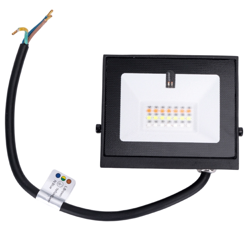 Aigostar - LED RGB Ściemnialny reflektor LED/20W/230V IP65 + zdalne sterowanie