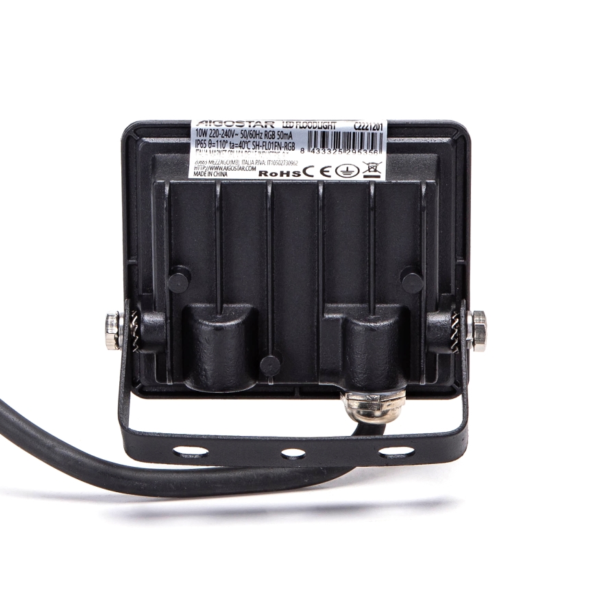 Aigostar - Reflektor LED RGBW ściemnialny 10W 230V IP65 + pilot zdalnego sterowania