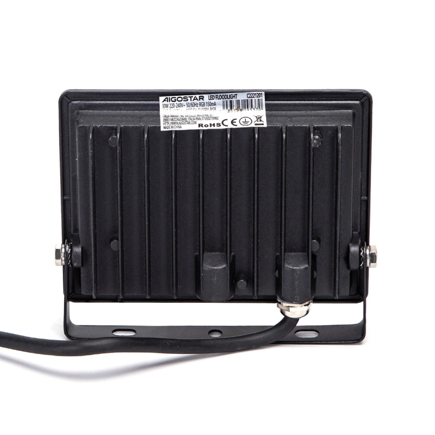 Aigostar - Ściemnialny reflektor LED RGBW 30W 230V IP65 + zdalny pilot