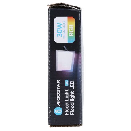 Aigostar - Reflektor LED RGB 30W 230V IP65 z pilotem