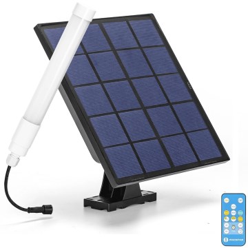 Aigostar - Regulowana taśma LED z panelem solarnym LED/3,2V 3000K/4000K/6500K IP65 5000 mAh + pilot zdalnego sterowania
