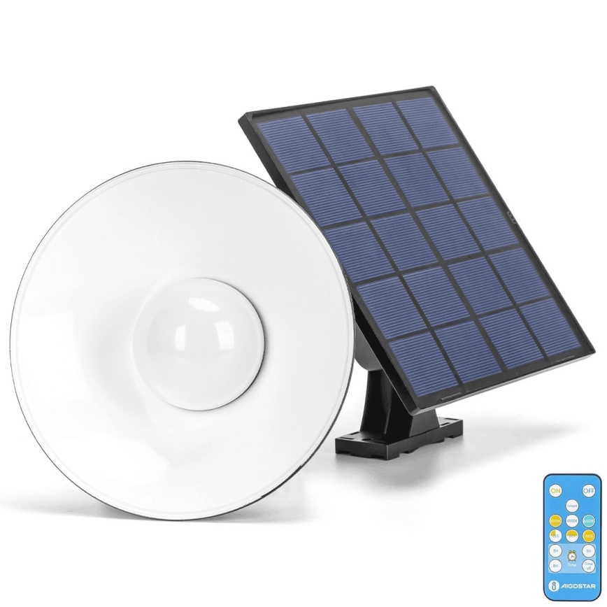 Aigostar - Regulowany LED solarny żyrandol na linkę LED/3,2V 3000K/4000K/6500K 5000 mAh IP65 + pilot zdalnego sterowania