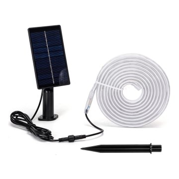 Aigostar - Regulowany pasek solarny LED RGB LED/1,6W/3,2V 5 m IP65 1800 mAh + pilot zdalnego sterowania