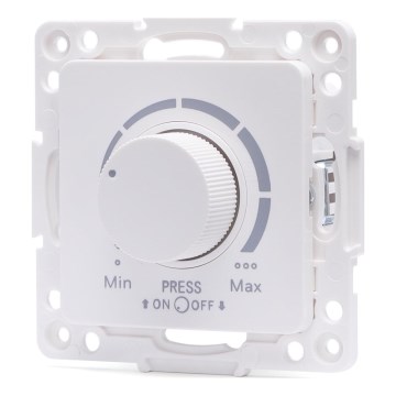 Aigostar - ściemniacz bez ramki 250V/10A biały
