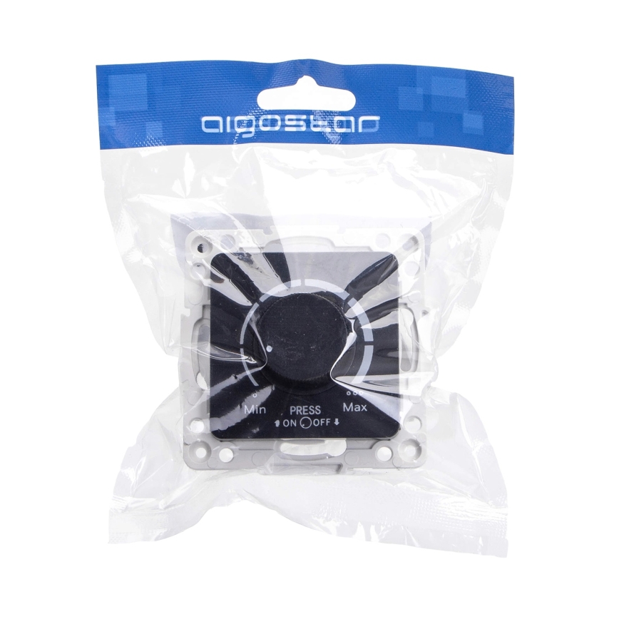 Aigostar - ściemniacz bez ramki 250V/10A czarny