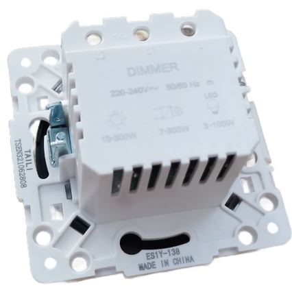 Aigostar - Ściemniacz bezramkowy 250V/10A czarny