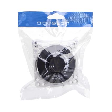 Aigostar - Ściemniacz bezramkowy 250V/10A czarny