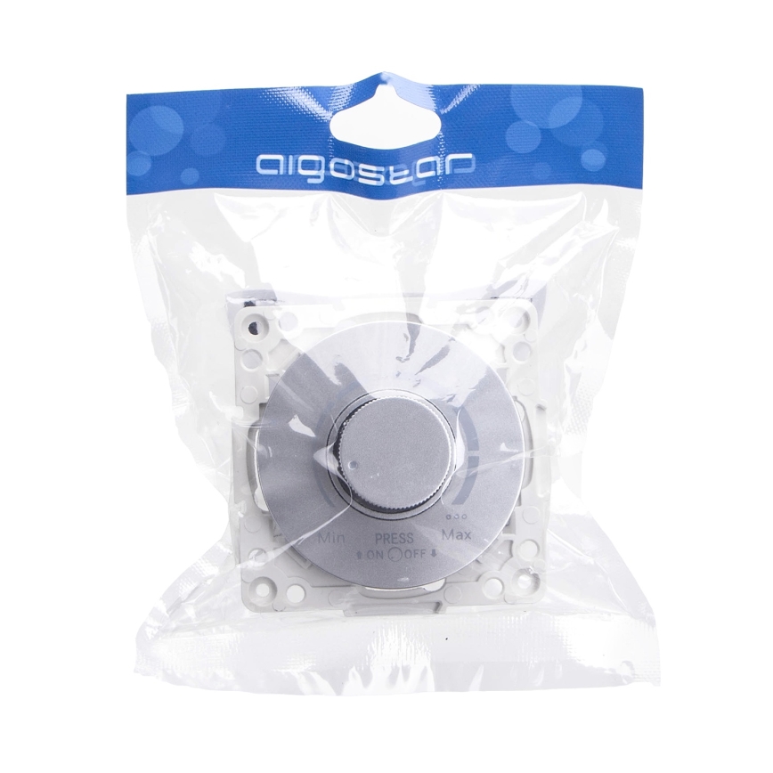 Aigostar - Ściemniacz obrotowy 300W/230V srebrny