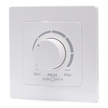 Aigostar - Ściemniacz z ramką 250V/10A biały