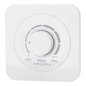 Aigostar - Ściemniacz z ramką 250V/10A biały