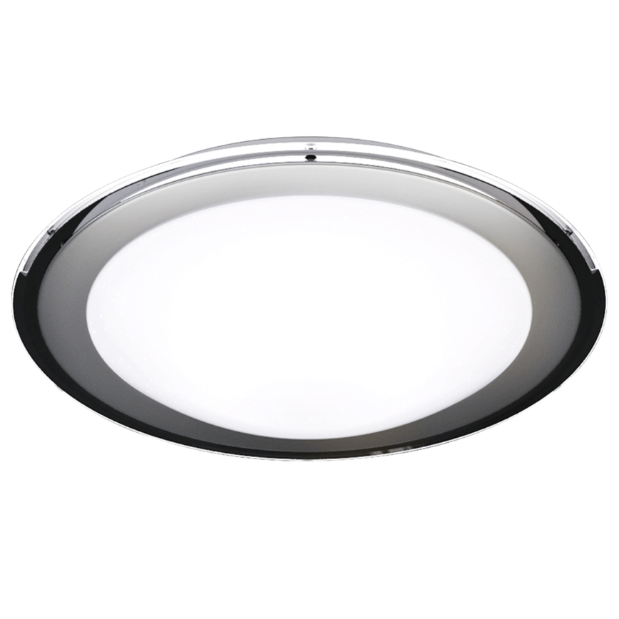 Aigostar - ściemnialna lampa sufitowa LED/60W/230V 2700-6500K śr. 52,7 cm chrom + pilot zdalnego sterowania