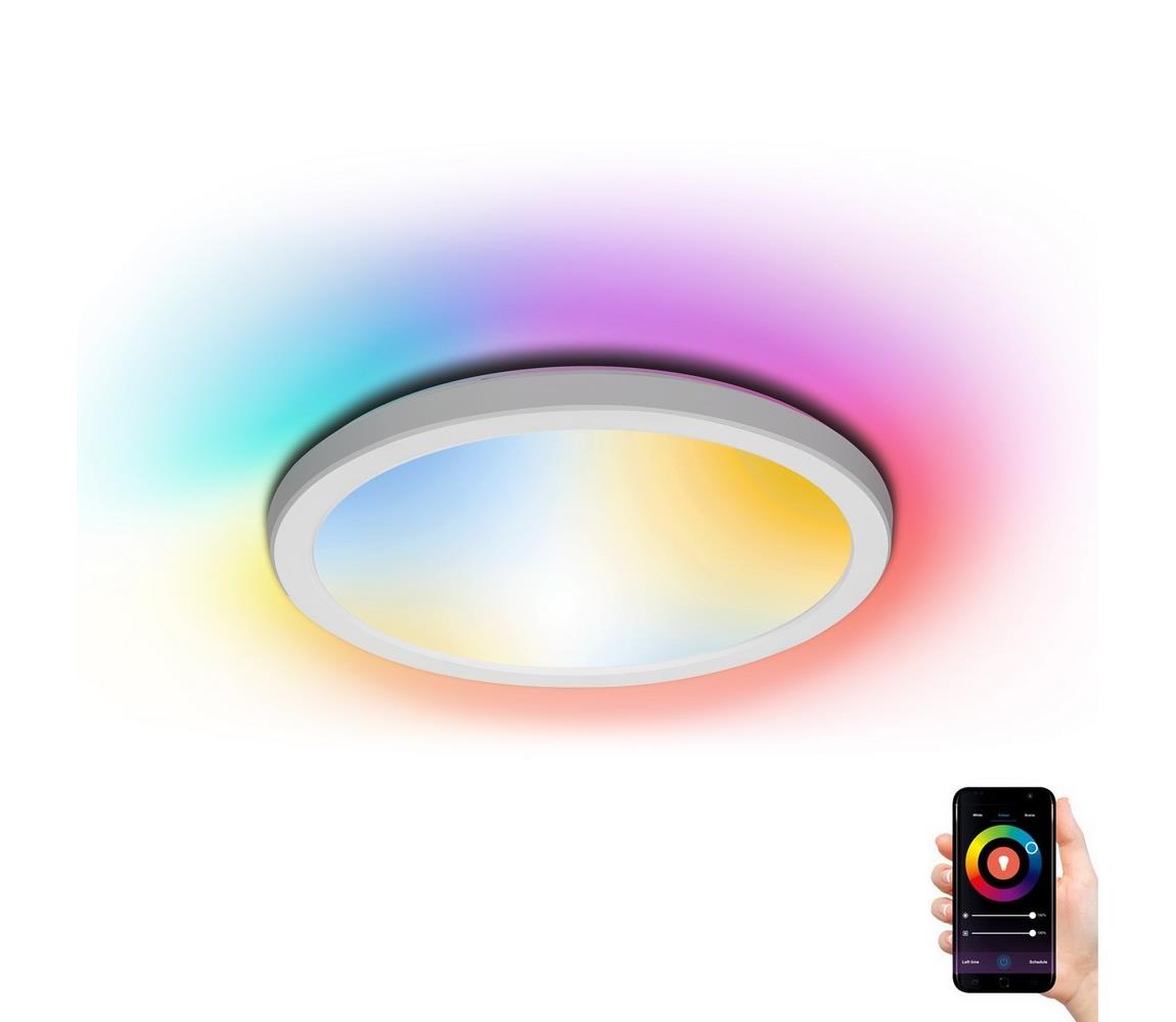 - Ściemnialna lampa sufitowa RGBW LED/19W/230V 2700-6500K Wi-Fi