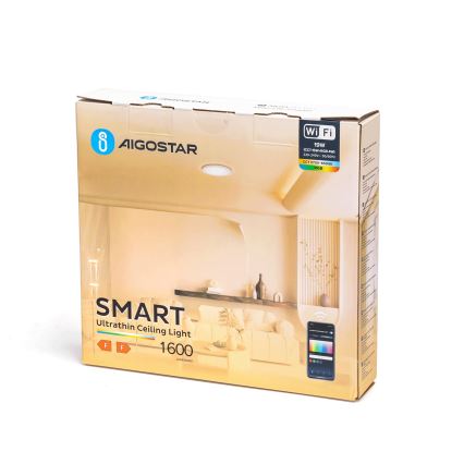 Aigostar - Ściemnialna lampa sufitowa RGBW LED/19W/230V 2700-6500K Wi-Fi