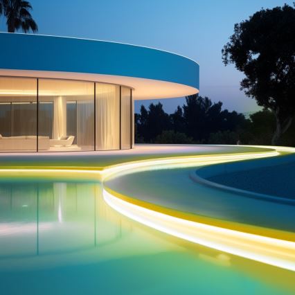 Aigostar - Ściemnialna solarna taśma LED/20W/3,2V 20 m 2700K IP65 + pilot