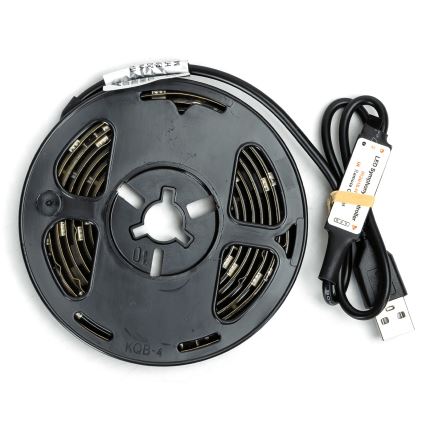 Aigostar - Ściemnialna taśma LED RGBIC 2 m LED/4,9W/5V + pilot zdalnego sterowania