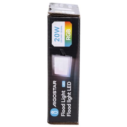 Aigostar - LED RGB ściemnialny reflektor LED/10W/230V IP65 + zdalne sterowanie