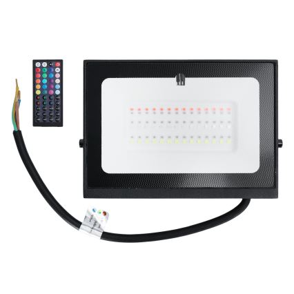 Aigostar - Reflektor LED RGB ściemnialny LED/30W/230V IP65 + zdalne sterowanie